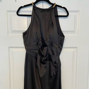 Eliza J black cocktail dress